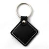 RFID TAG Mifare 1k Model 5 - black leather, 13.56 MHz - square